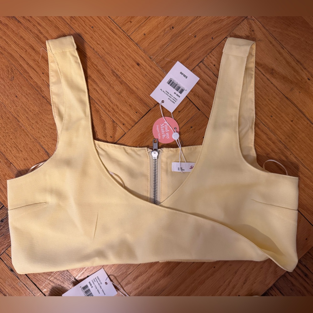 SUPRE Crips Yellow Wide Leg PANTS - Picture 2 of 10